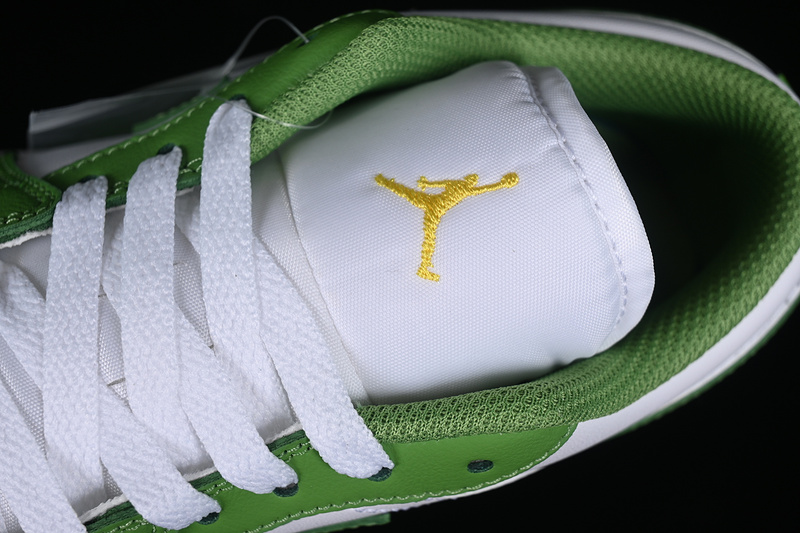 Air Jordan 1 Low White/Green 9