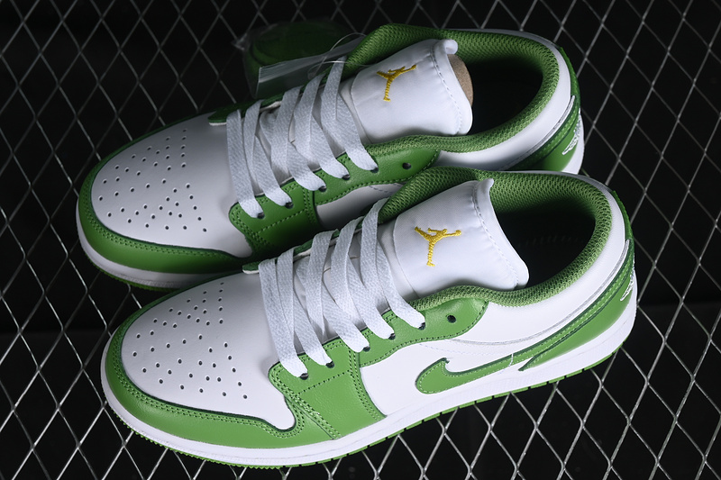 Air Jordan 1 Low White/Green 13