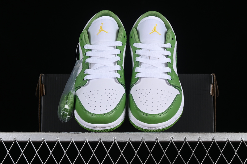 Air Jordan 1 Low White/Green 15