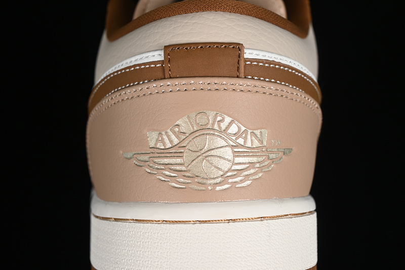 Air Jordan 1 Low White/Yellow/Khaki 31