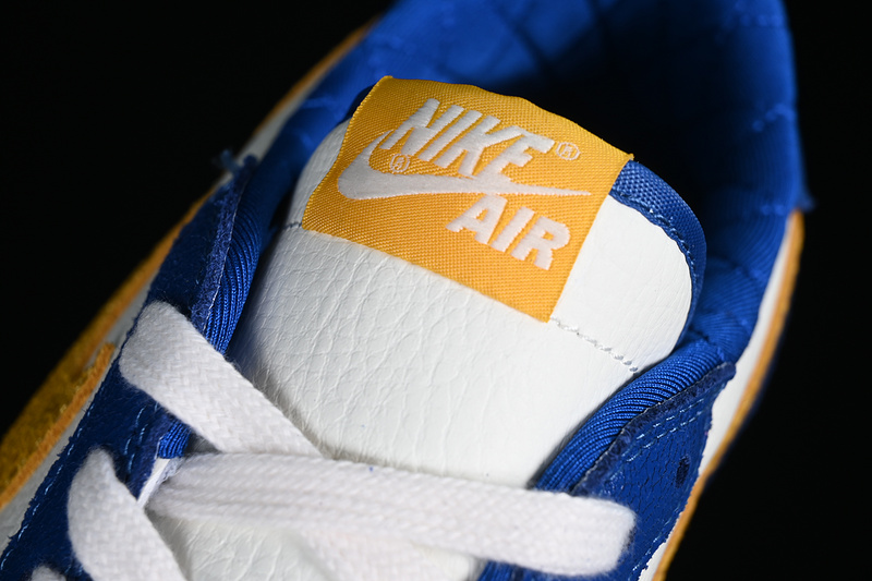 Air Jordan 1 Low White/Blue/Yellow 3