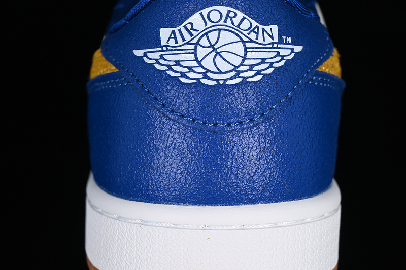 Air Jordan 1 Low White/Blue/Yellow 27