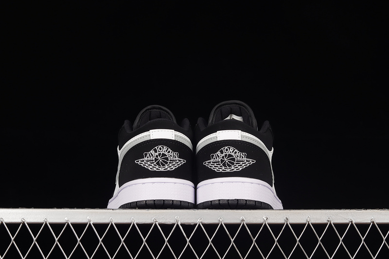 Air Jordan 1 Low New Emerald Black/White/Light Grey 5