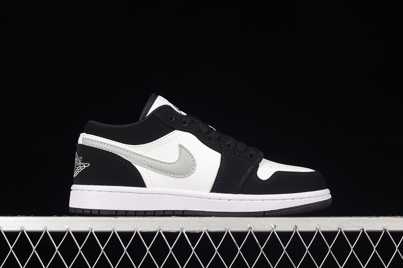 Air Jordan 1 Low New Emerald Black/White/Light Grey 9