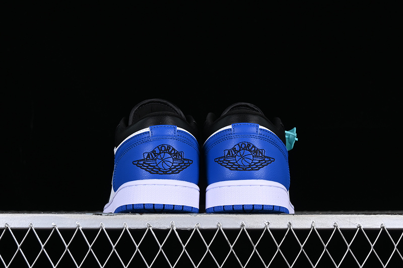 Air Jordan 1 Low Black/White/Blue 7