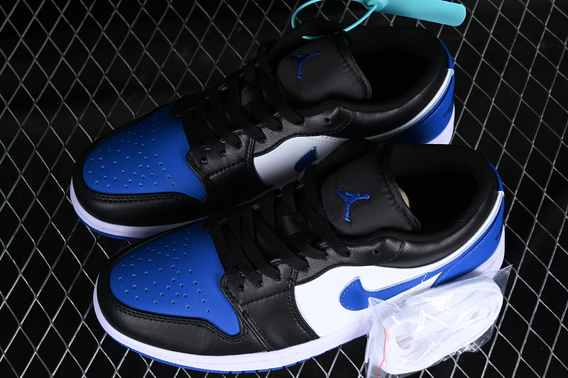 Air Jordan 1 Low Black/White/Blue 17