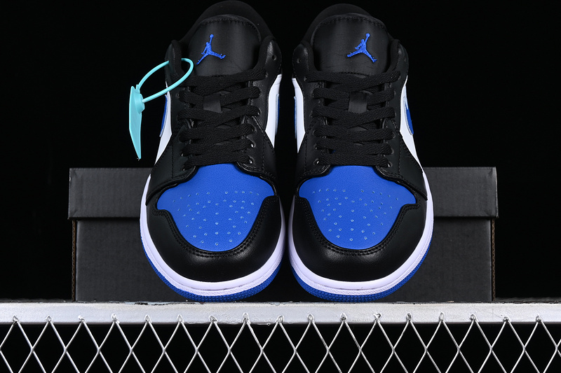 Air Jordan 1 Low Black/White/Blue 25