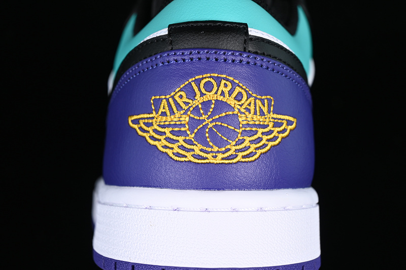 Air Jordan 1 Low Black/White/Blue/Purple 13