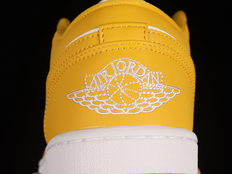 Air Jordan 1 Low White/Pollen/Yellow 7