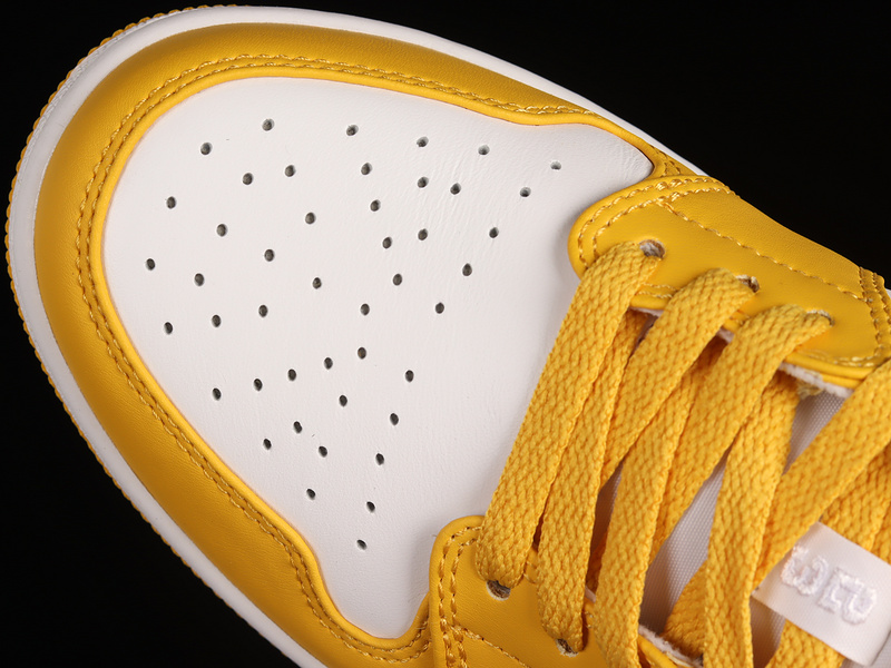 Air Jordan 1 Low White/Pollen/Yellow 13