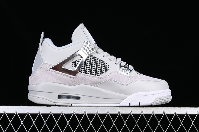 Air Jordan 4 Retro Frozen Moments White/Grey/Silver 19