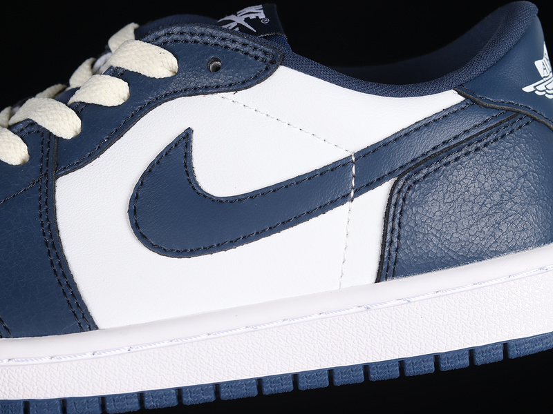 Air Jordan 1 Low Og Navy Blue/White/Navy Blue 11