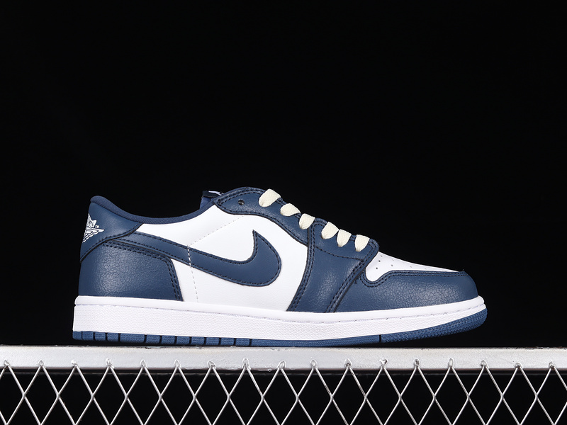 Air Jordan 1 Low Og Navy Blue/White/Navy Blue 21