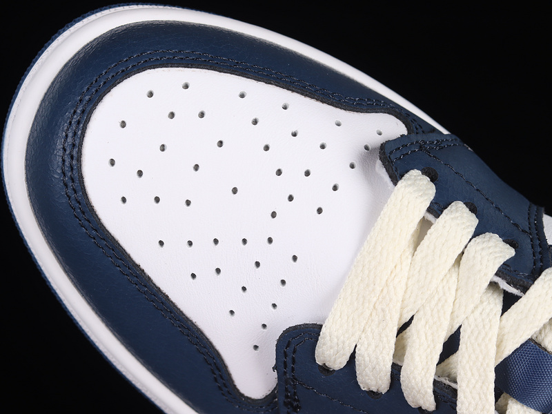 Air Jordan 1 Low Og Navy Blue/White/Navy Blue 25