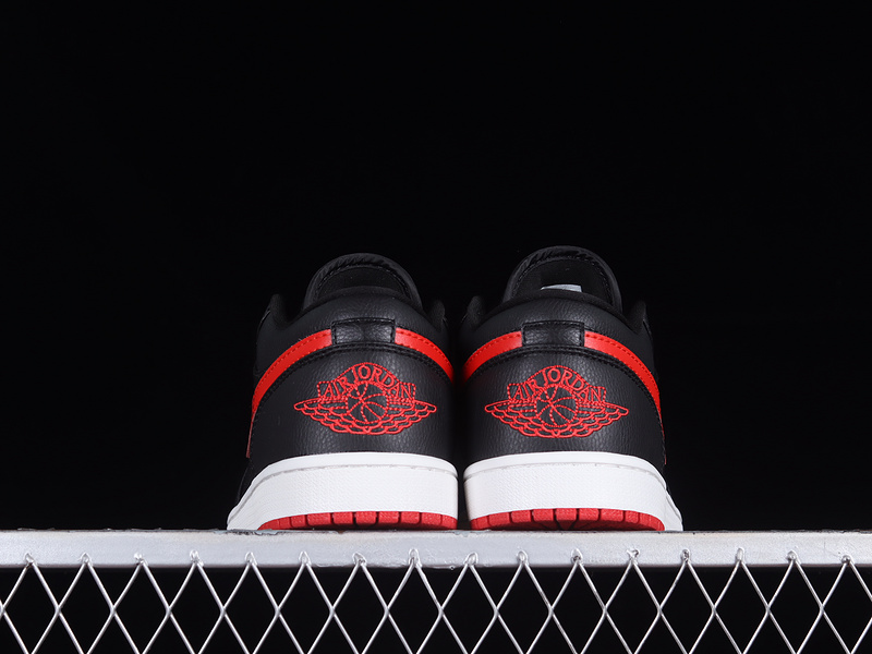 Air Jordan 1 Low Black/Gym Red-Sail 27