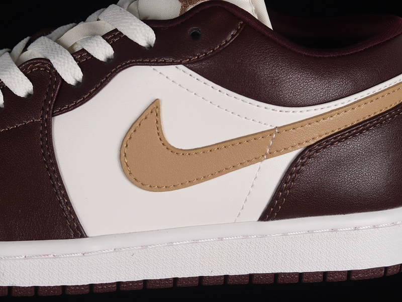 Air Jordan 1 Low Shadow Brown/Brown Kelp-Sail 5