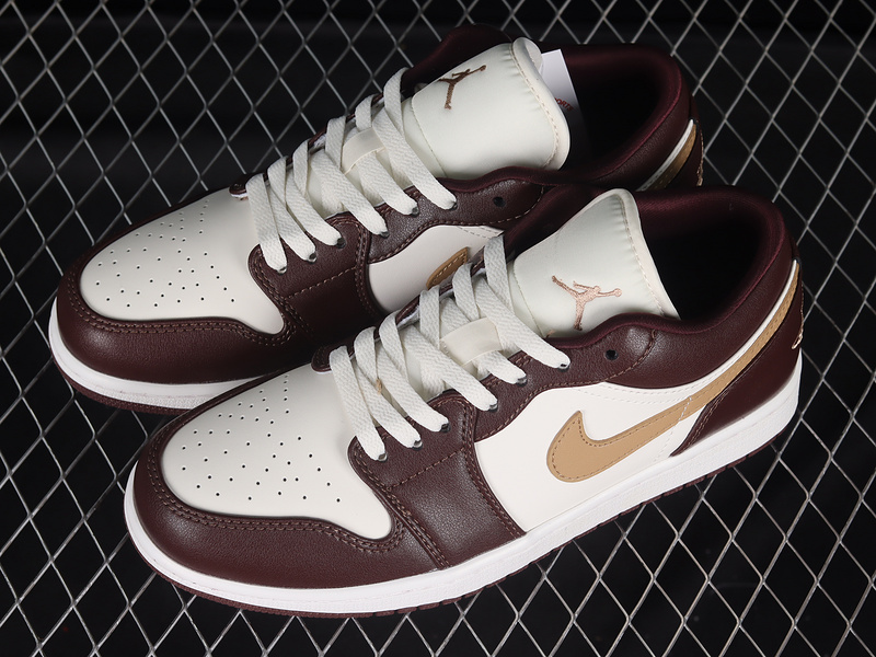 Air Jordan 1 Low Shadow Brown/Brown Kelp-Sail 23