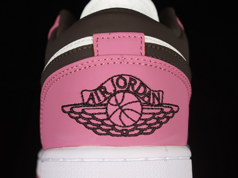 Air Jordan 1 Low White/Black/Pink 21