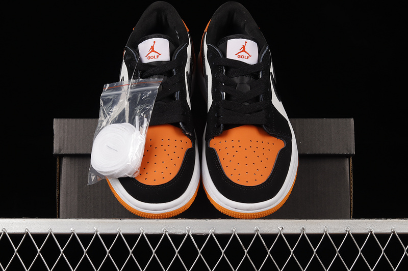 Air Jordan 1 Low Golf Shattered Backboard White/Black/Orange 19