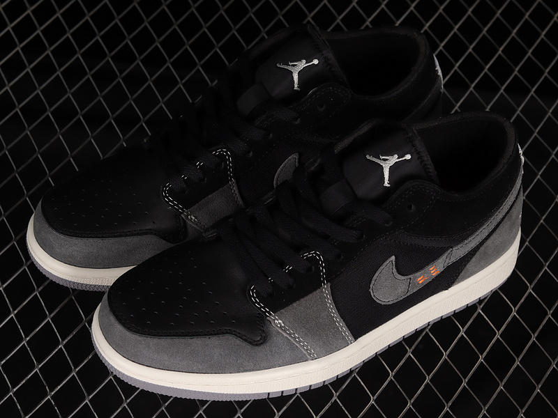 Air Jordan 1 Low Se Craft Inside Out Black/Cement Grey/Light Graphite 15