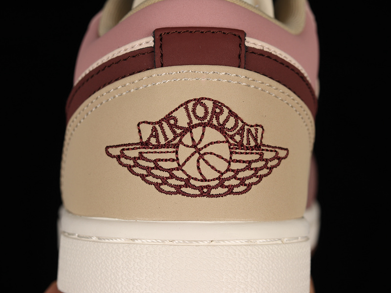 Air Jordan 1 Low Light Pink/White/Khaki 5