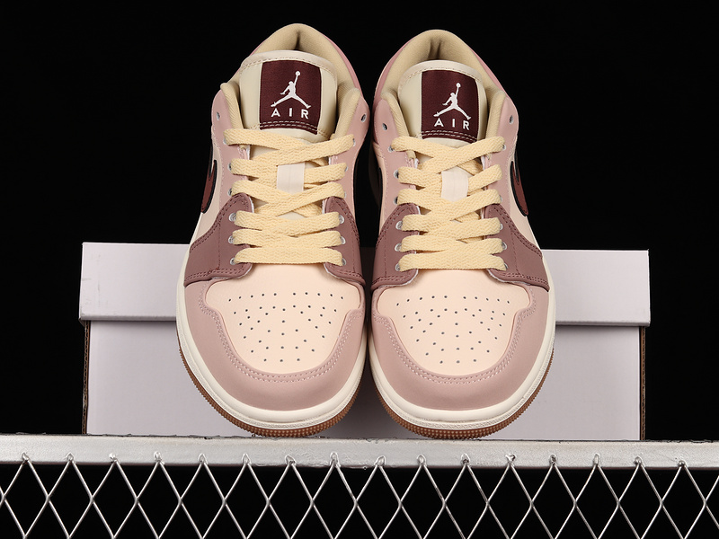 Air Jordan 1 Low Light Pink/White/Khaki 15