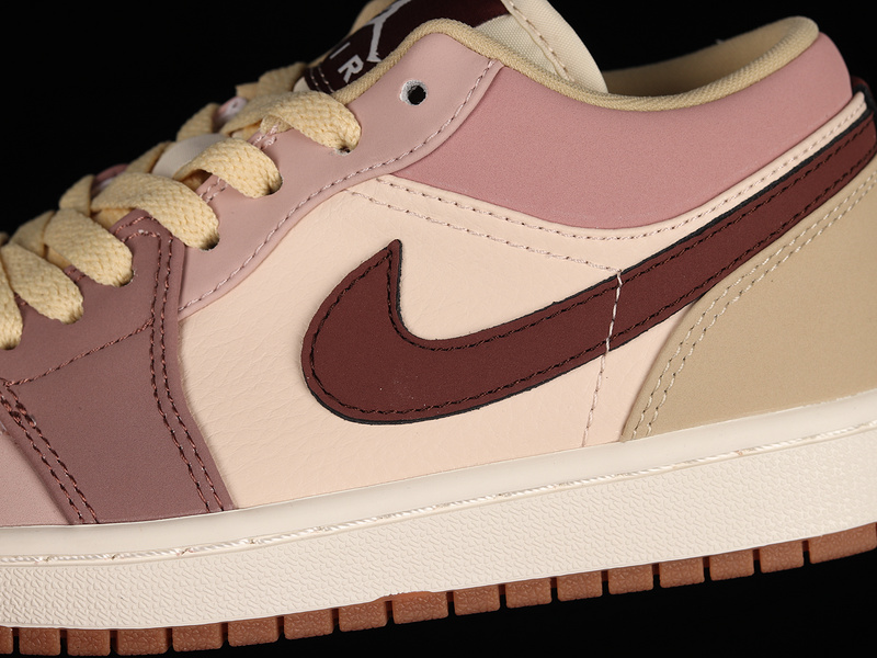 Air Jordan 1 Low Light Pink/White/Khaki 21