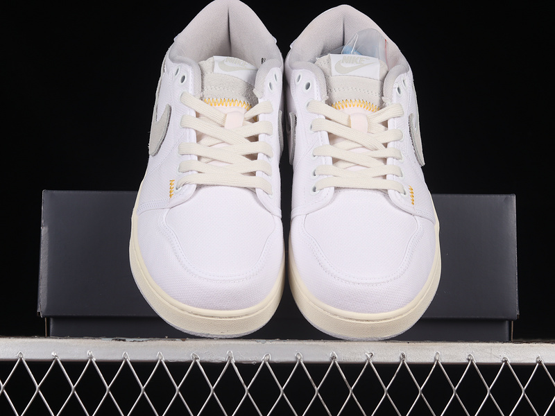 Air Jordan 1 Low White/Sail/University Gold/Neutral Grey 15