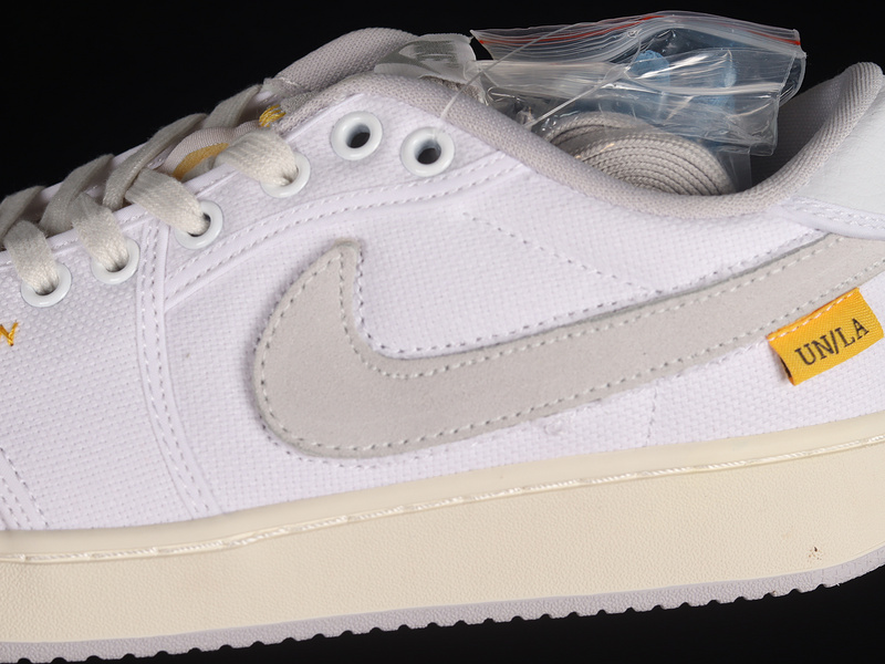 Air Jordan 1 Low White/Sail/University Gold/Neutral Grey 19