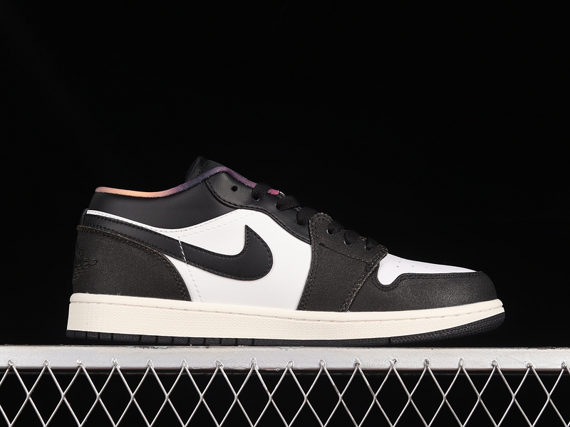 Air Jordan 1 Low Se Black/White Onyx/White/Sail 7