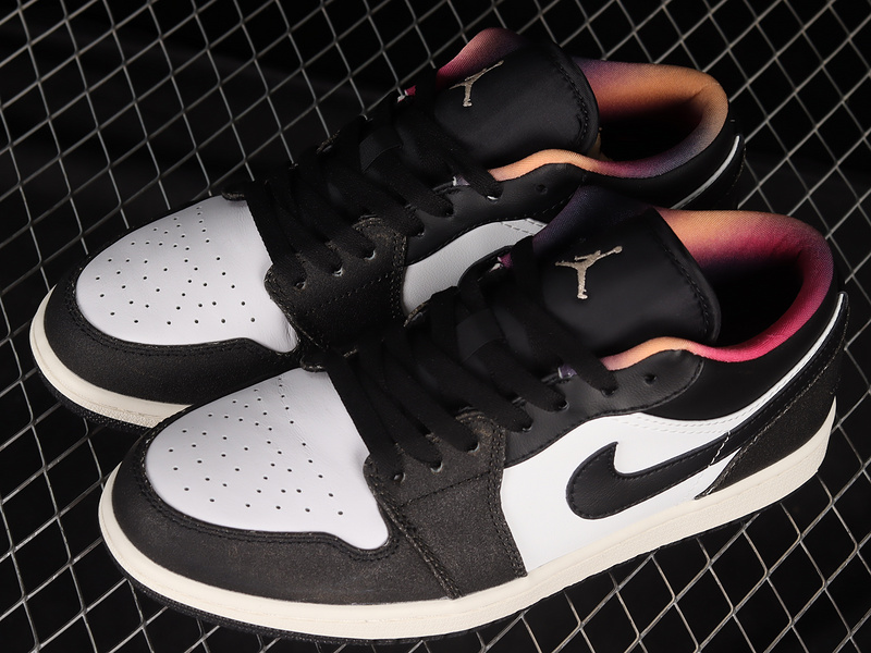 Air Jordan 1 Low Se Black/White Onyx/White/Sail 25