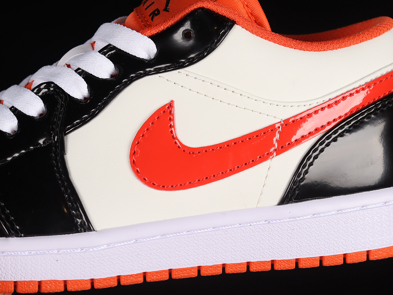 Air Jordan 1 Low Gs Halloween Team Orange/Black-Sail-Iron Grey 17