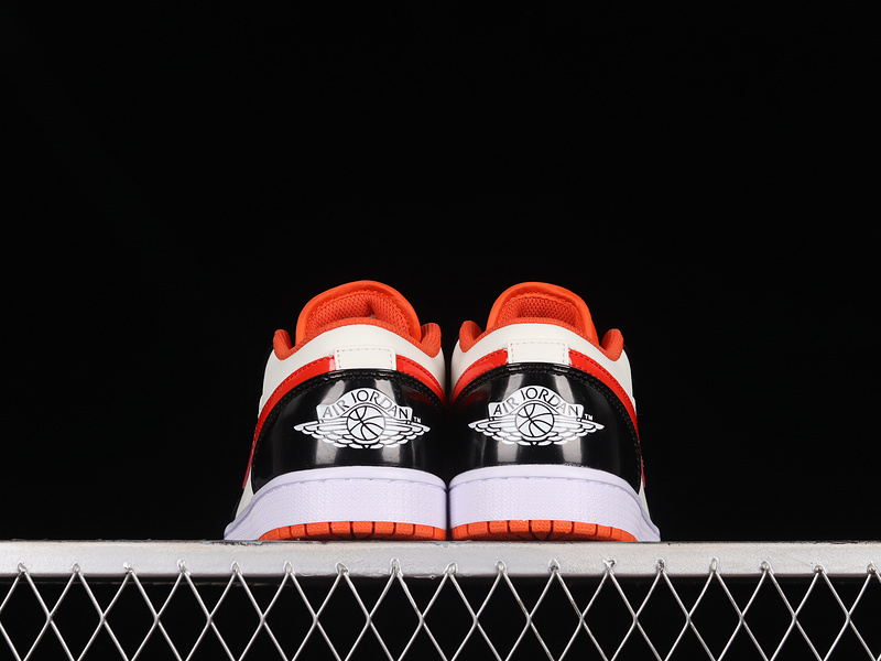 Air Jordan 1 Low Gs Halloween Team Orange/Black-Sail-Iron Grey 25