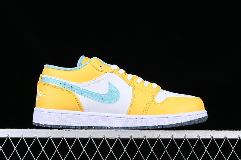 Air Jordan 1 Se Gs Citron Pulse/White/Action Green/Glacier Ice 7