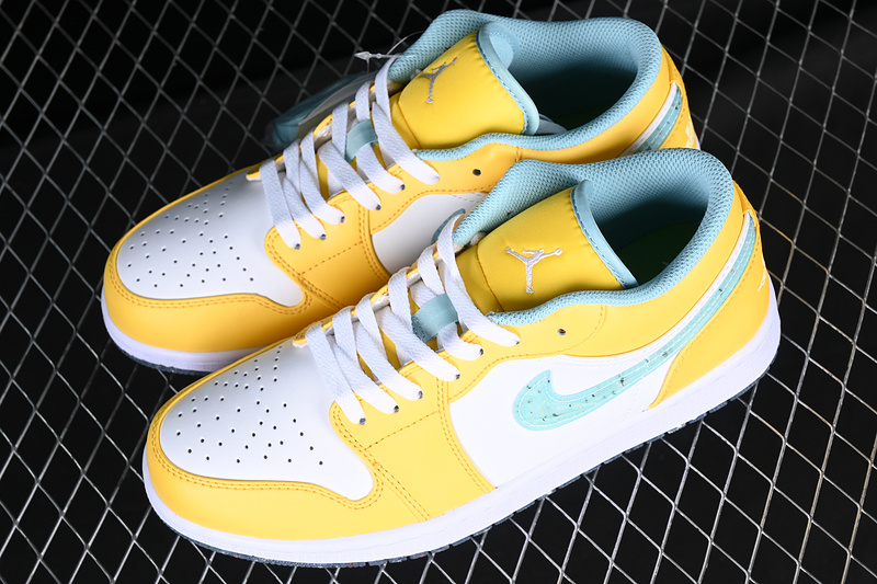 Air Jordan 1 Se Gs Citron Pulse/White/Action Green/Glacier Ice 19