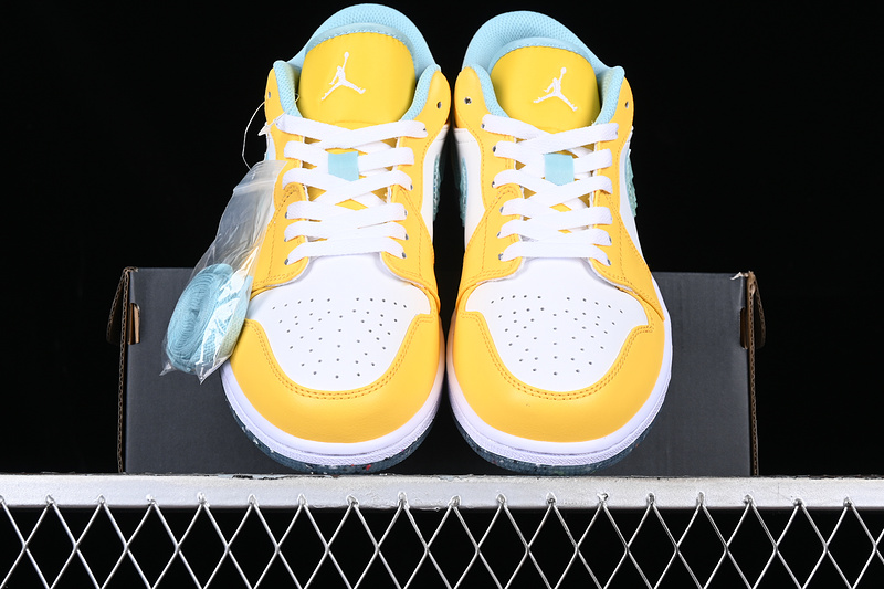 Air Jordan 1 Se Gs Citron Pulse/White/Action Green/Glacier Ice 21