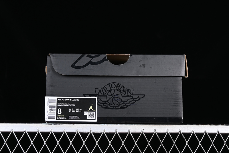 Air Jordan 1 Low Aj1 White/Brown/Black 27