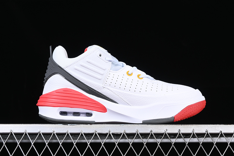 Air Jordan Max Aura 5 White/Black/Red 9