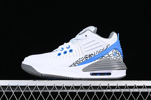 Air Jordan Max Aura 5 White/Black/Blue 21