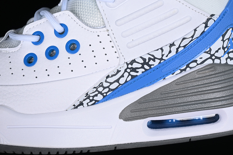 Air Jordan Max Aura 5 White/Black/Blue 25