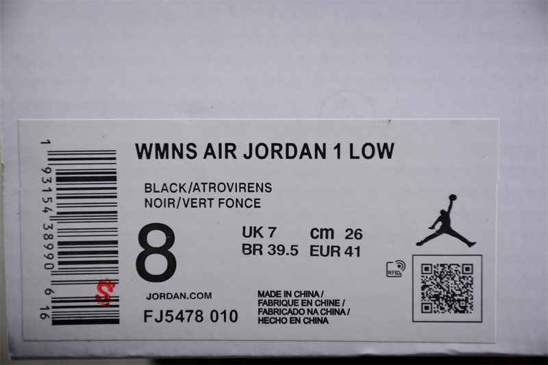 Air Jordan 1 Low Black/Blue/White 27