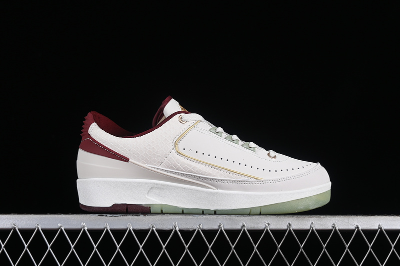 Air Jordan 2 Retro Low Year Of The Dragon White/Red/Grey/Green 5