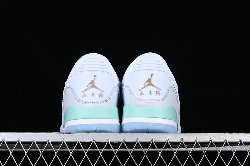 Air Jordan Legacy 312 Low White/Gren/Blue/Gold 5