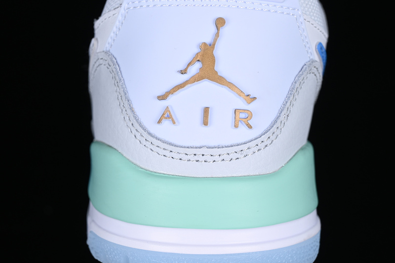 Air Jordan Legacy 312 Low White/Gren/Blue/Gold 25