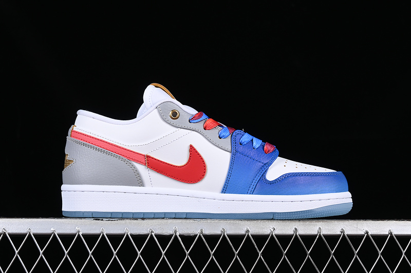 Air Jordan 1 Low Philippines White/Grey/Blue/Red 3