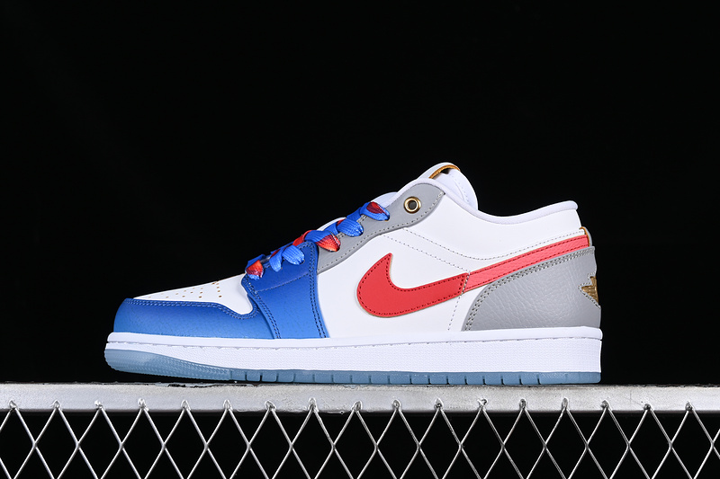 Air Jordan 1 Low Philippines White/Grey/Blue/Red 15