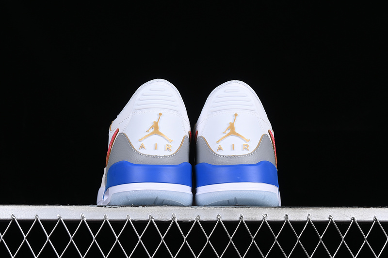 Air Jordan Legacy Aj312 White/Blue/Grey/Red/Gold 13