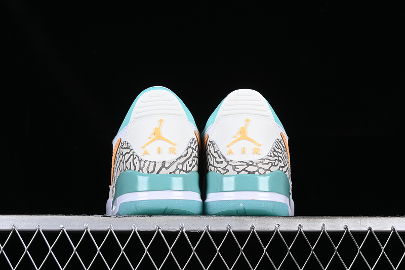 Air Jordan Legacy Aj312 Low White/Grey/Blue/Yellow 3