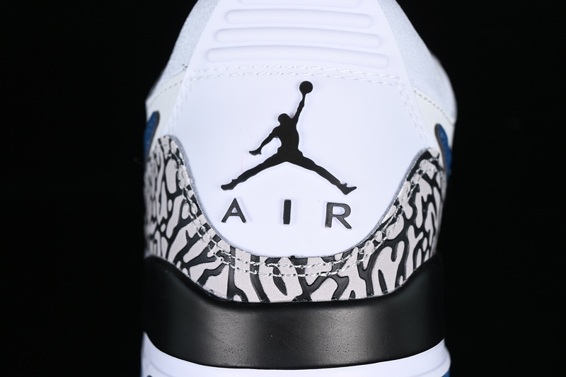 Air Jordan Legacy Low White/Black/Grey/Blue 13