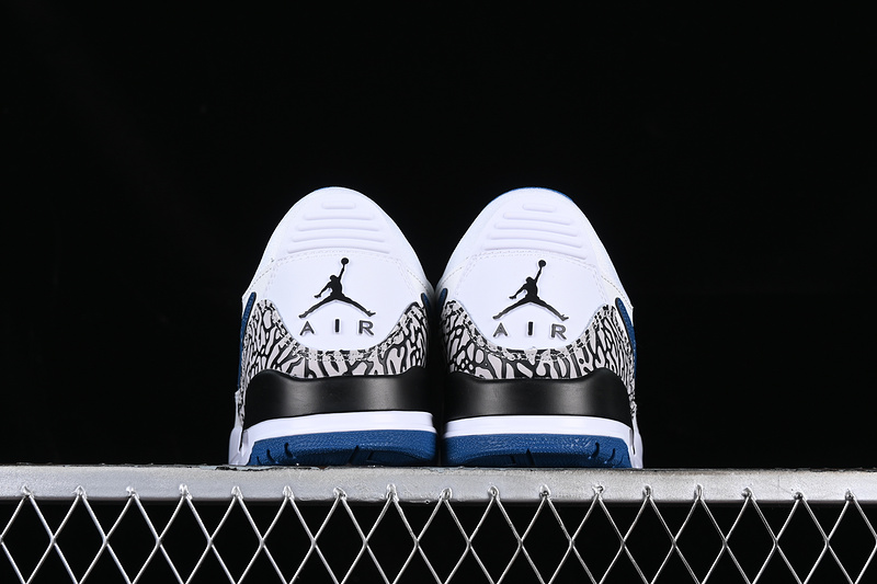 Air Jordan Legacy Low White/Black/Grey/Blue 17